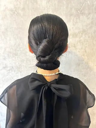 ロング ヘアアレンジ 横浜ハイトーン‪ エクステ/あやかのヘアスタイル