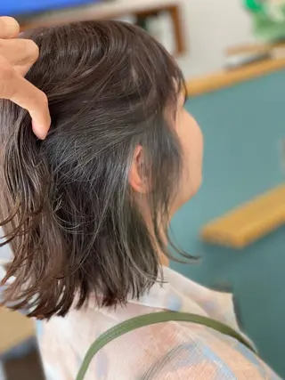ミディアム カラー Snaly カラー特化ページのヘアスタイル