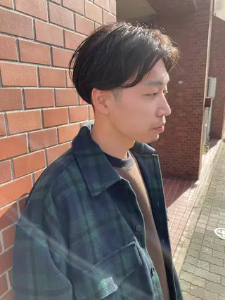 メンズ 丹羽大喜 縮毛矯正/美髪矯正のヘアスタイル