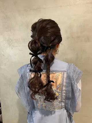 ロング ヘアアレンジ タナカ カナ🫧のヘアスタイル