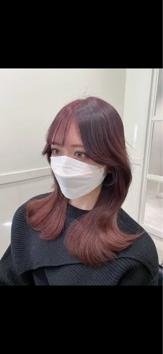 セミロング 全席個室美容室 縮毛矯正/レイヤーのヘアスタイル