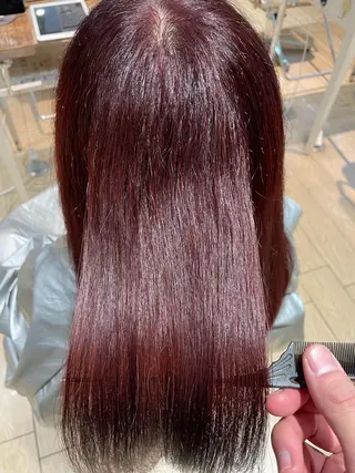 ミディアム カラー 美髪/髪質改善 川口凌弥のヘアスタイル