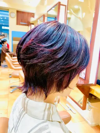 ショート カラー 大野 あさみのヘアスタイル