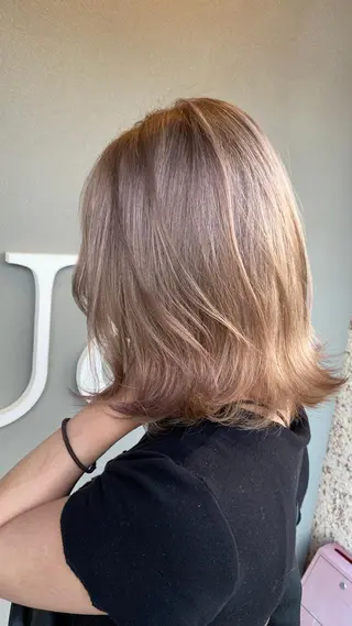 セミロング 平田 広大のヘアスタイル