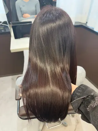 ロング カラー 韓国×髪質改善カラー 💎hinaのヘアスタイル