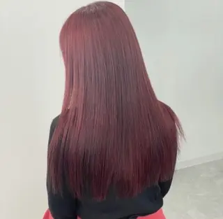 ロング カラー ヘアアレンジ 🫧モテる💗ダメー ジレスハイトーン🫧のヘアスタイル