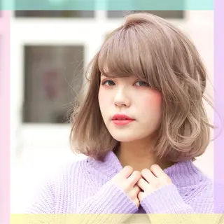 ミディアム カラー yoshi ☆のヘアスタイル