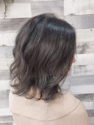 ミディアム カラー 外国人風ヘア 🍔Mamiのヘアスタイル