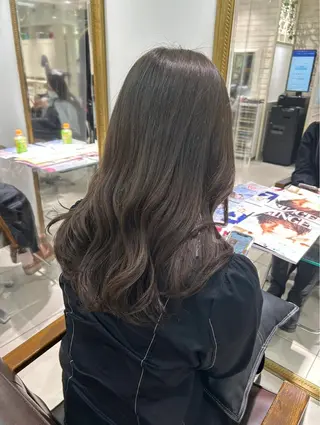 ロング カラー ヘアアレンジ 透明感カラー 古山 結季🌙🖤のヘアスタイル