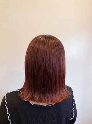 ミディアム カラー 💎髪質改善💎 西森千夏のヘアスタイル