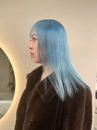 カラー 艶ブリーチ/表参道 ハイトーン /実乃梨のヘアスタイル