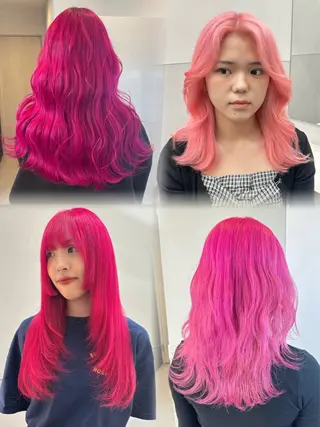 ロング カラー 💋ハイトーンデザイ ンヘア💋A'nyuのヘアスタイル