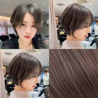 ショート カラー Aster 店長 れおん✂️のヘアスタイル