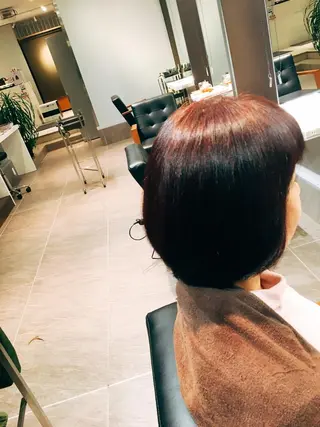 ミディアム カラー NAGONSTYLE 高塩知輝のヘアスタイル