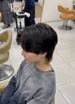 ショート パーマ メンズ 伊藤 隆星のヘアスタイル
