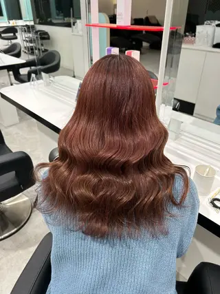カラー ブリーチなしカラー/ パーマ/おとは🦖♡のヘアスタイル