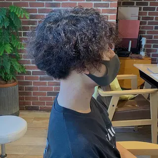 パーマ メンズ メンズパーマ&メンズ 縮毛矯正/平野/渋谷のヘアスタイル