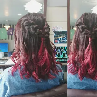 セミロング 先田 祐介のヘアスタイル