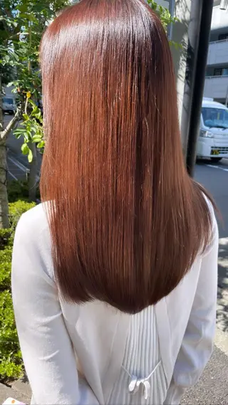 ロング 丹羽大喜 縮毛矯正/美髪矯正のヘアスタイル