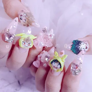ネイル 梅田🦄中崎町🩵 u n o 0 1のネイルデザイン