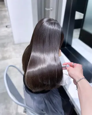 セミロング 韓国レイヤーカット 髪質改善▫️水野有真のヘアスタイル