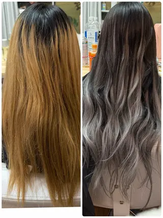 ミディアム 川本 葵のヘアスタイル