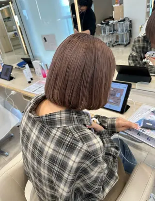 ショート カラー 艶髪 黄金比みくのヘアスタイル
