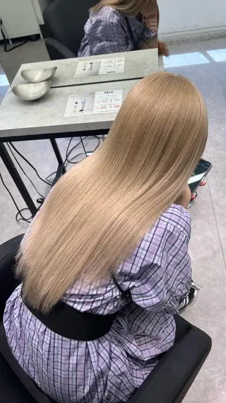 ロング カラー 渋谷ハイトーン/ エクステ/さきののヘアスタイル