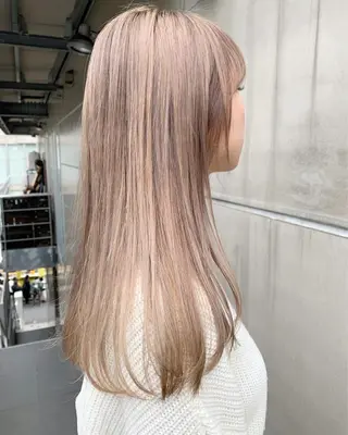 セミロング カラー 北間 寛哉のヘアスタイル