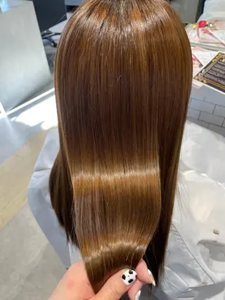 ロング 近藤 麻美のヘアスタイル