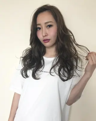 ロング カラー 髪質改善サロン 心斎橋ARCHEのヘアスタイル