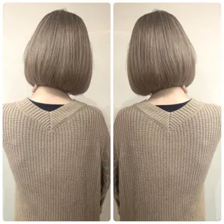 ショート カラー 京都大人女性ショート 徒歩1分/秋山のヘアスタイル