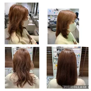 ミディアム jouir_ yukiのヘアスタイル