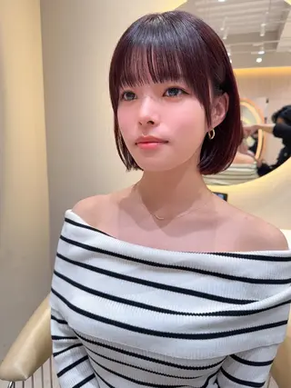 ショート カラー 縮毛矯正✨🫧 レイヤー川村利幸のヘアスタイル