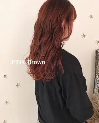ロング カラー 市川 千夏のヘアスタイル