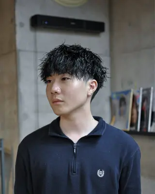 ショート パーマ メンズ TENSEI @デビューしましたのヘアスタイル