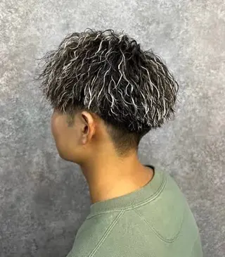 ショート カラー パーマ メンズ 🔷メンズ推し🔷 遠藤暖大のヘアスタイル