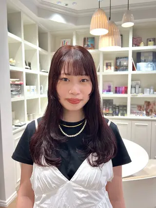 セミロング カラー 似合わせ/レイヤー 💟SAEのヘアスタイル