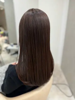 セミロング パーソナルカラー骨格 顔タイプ　川野龍一のヘアスタイル