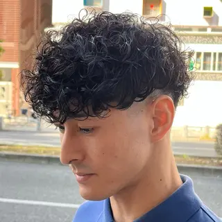 ショート パーマ メンズ 立川/メンズパーマ 厚進太郎のヘアスタイル