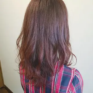 セミロング カラー パーマ 伊藤 功士のヘアスタイル