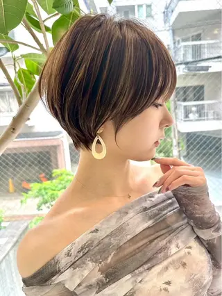 ショート ショート・ボブ 北千住/凛太郎のヘアスタイル
