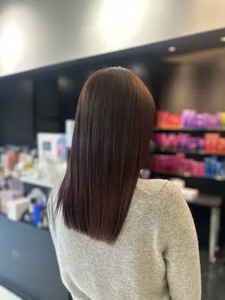 セミロング ya giのヘアスタイル