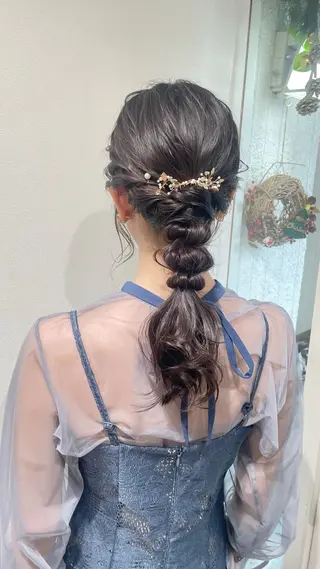 ロング ヘアアレンジ コトミ【メンズ特化】 女子ウケ提案🫶🏻のヘアスタイル