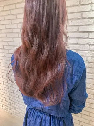 ロング カラー ヘアアレンジ yuka .のヘアスタイル