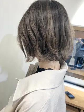 ミディアム カラー 徳本 駿太のヘアスタイル