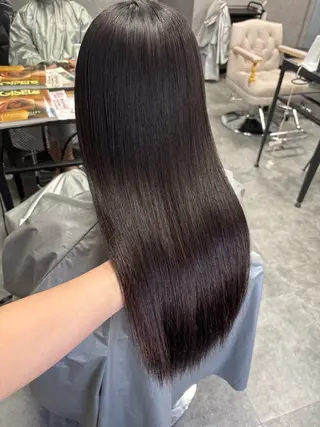 ロング 森岡 紗羽のヘアスタイル