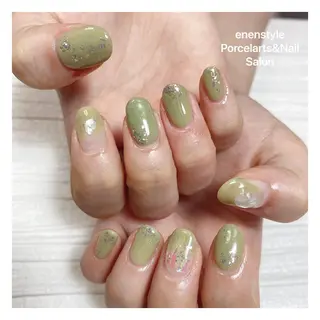 ミディアム ネイル 👑enen style👑のネイルデザイン