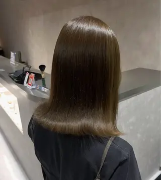 ミディアム カラー 《.Xian》ナツミ /ボブ/顔周りカットのヘアスタイル