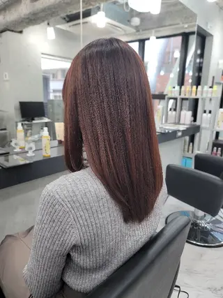 セミロング カラー ❇️安達 優心❇️ レイヤー/艶髪特化のヘアスタイル